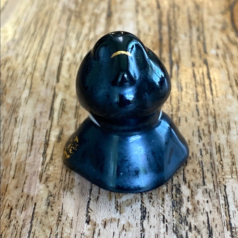 Japanese Miniature Ceramic Good Luck Figurines-Fukusuke, Maneki Neko, Otafuku - Picture 7 of 15